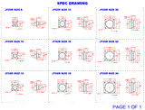 2D Cad Drawing, MIL-DTL-38999 Series 2, Amphenol JT, JT02, MS27499